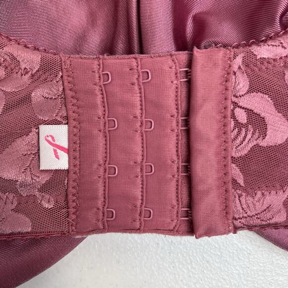 Wacoal 38G Awareness Full Figure Seamless Underwire Bra Mauve Pink 85567 Women's - Picture 8 of 16